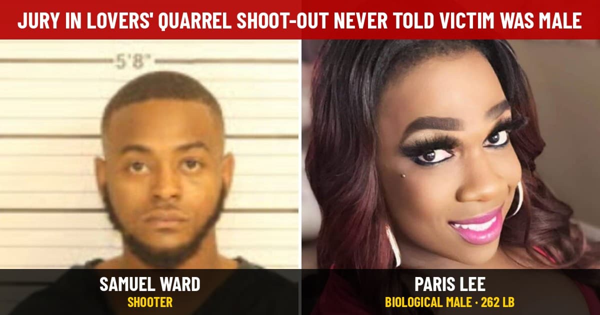 Fotografía de ficha policial de Samuel Ward junto a una fotografía de Paris Lee