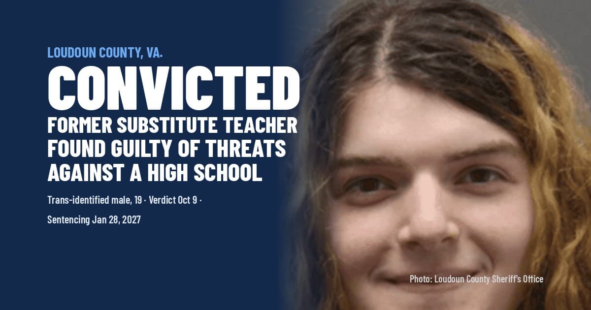 Un exdocente suplente del condado de Loudoun es condenado por amenazas contra John Champe High School
